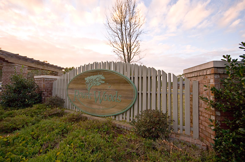 Main Entrance To Rourk Woods